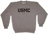Gray Sweatshirt with USMC