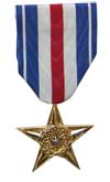 Silver Star Medal Anodized
