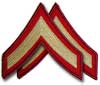 PFC Patch Red Gold