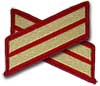 Service Stripe 2 Red Gold 8-year