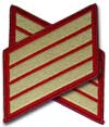 Service Stripe 4 Red Gold 16-year