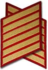 Service Stripe 6 Red Gold 24-year